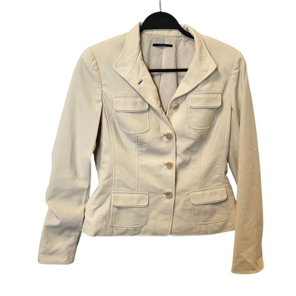 Elie Tahari Cream Blazer/Jacket Size 6